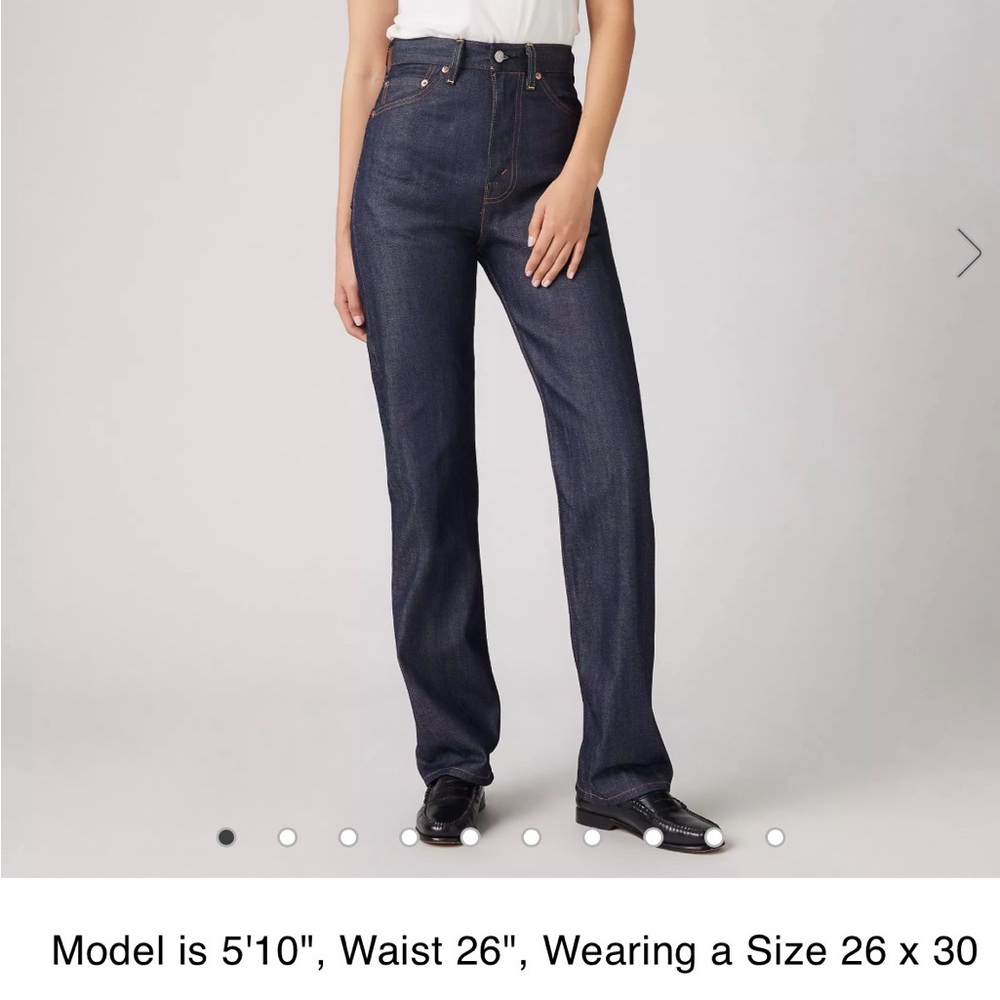 NWT Levi’s Vintage Clothing (LVC) 1950’s 701 Selvedge Jeans 30x30 - Picture 1 of 8